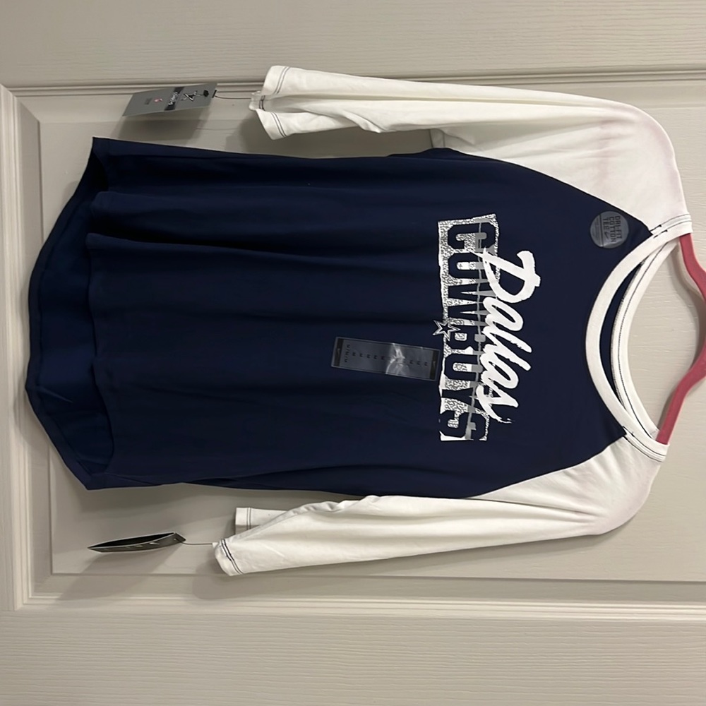 Dallas Cowboys Women’s Baseball Style Shirt